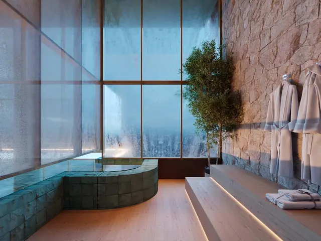 Spa com piscina termal